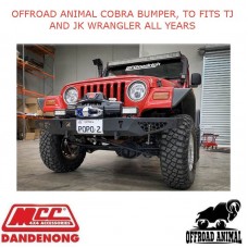 OFFROAD ANIMAL COBRA BUMPER, TO FITS TJ AND JK WRANGLER ALL YEARS